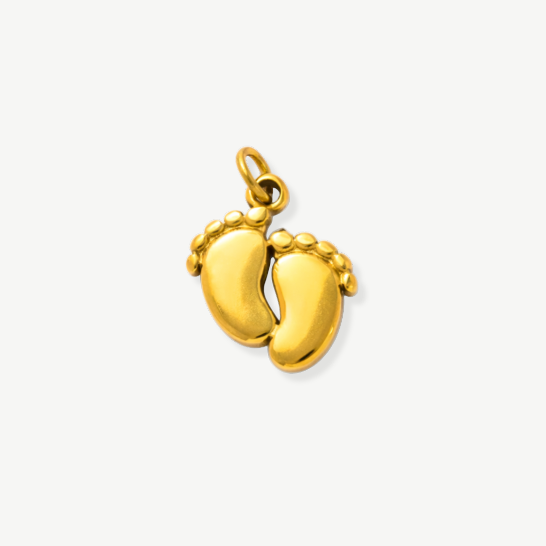 CHARM PIES BEBÉ BAÑO ORO