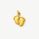 CHARM PIES BEBÉ BAÑO ORO