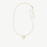 COLLAR SOL 71CM BAÑO ORO