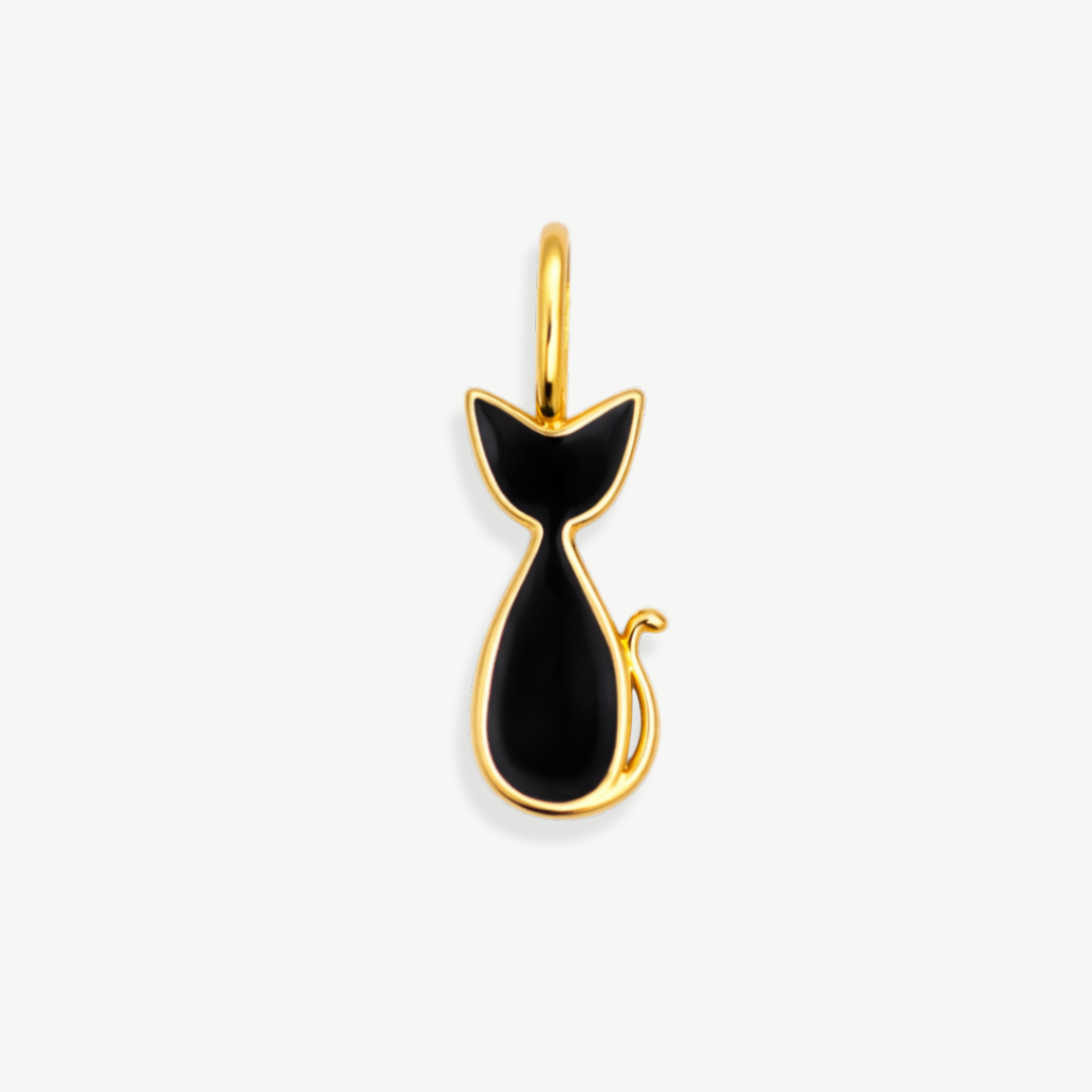 CHARM GATO REVERSIBLE BAÑO ORO