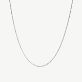 CADENA FINA ACERO PLATA