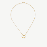 COLLAR SOL 45CM BAÑO ORO