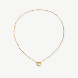 COLLAR CADENA MINIMAL BAÑO ORO