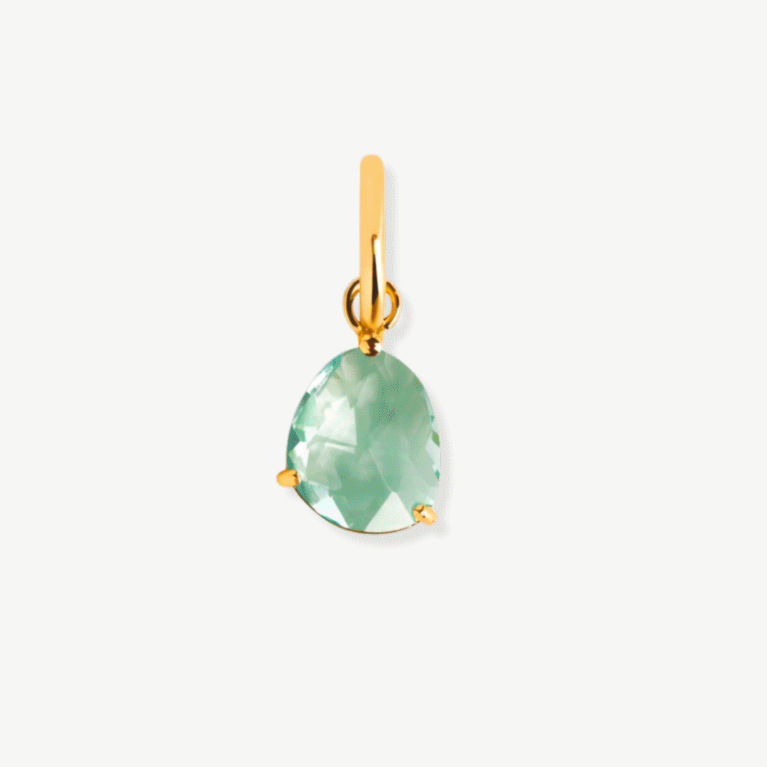 CHARM PIEDRA NATAL BAÑO ORO