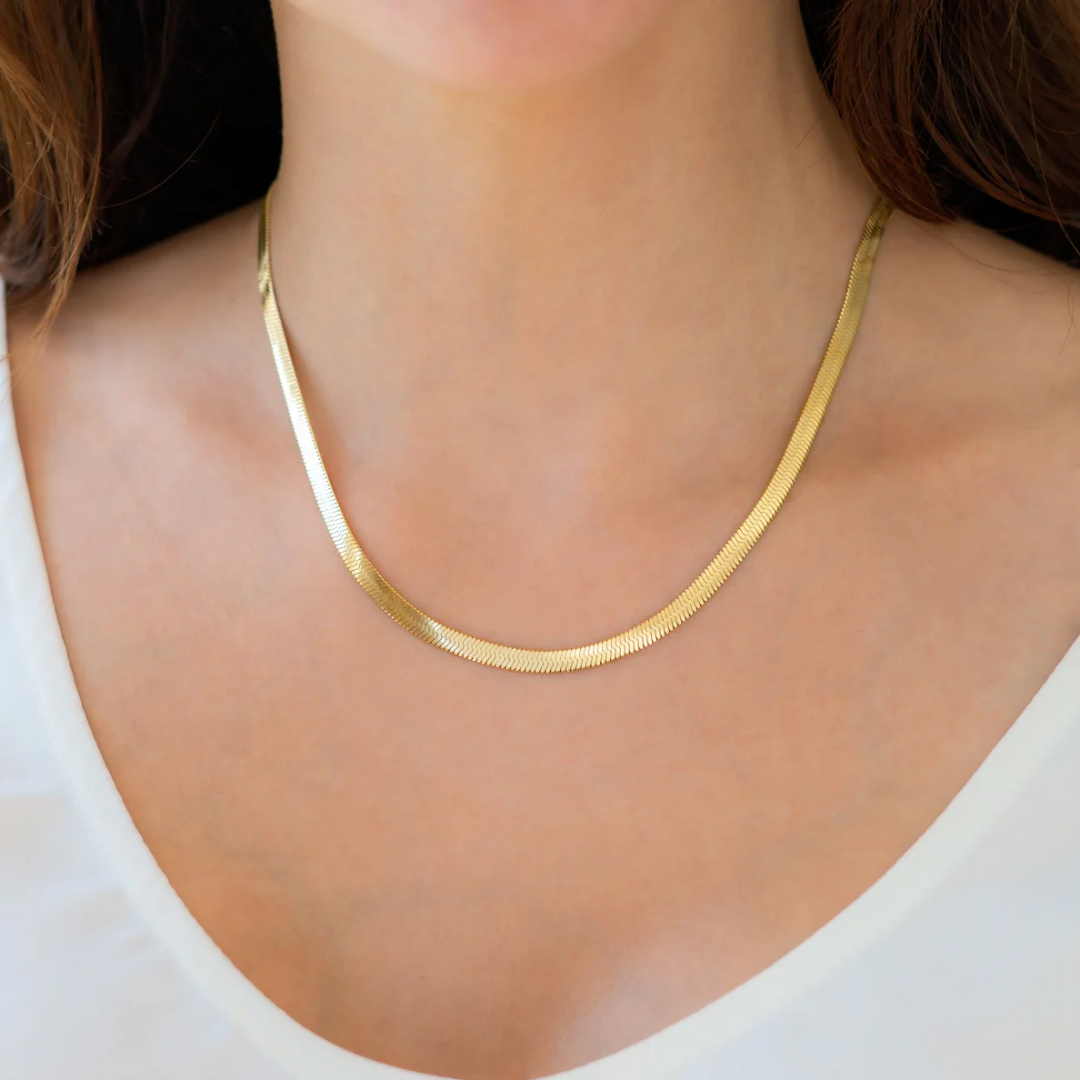 COLLAR CADENA ESPIGA ORO