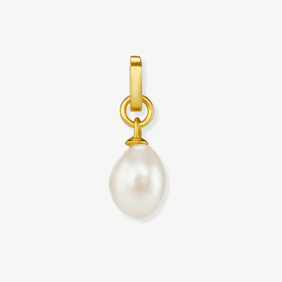 CHARM PERLA DE LA SABIDURÍA BAÑO ORO