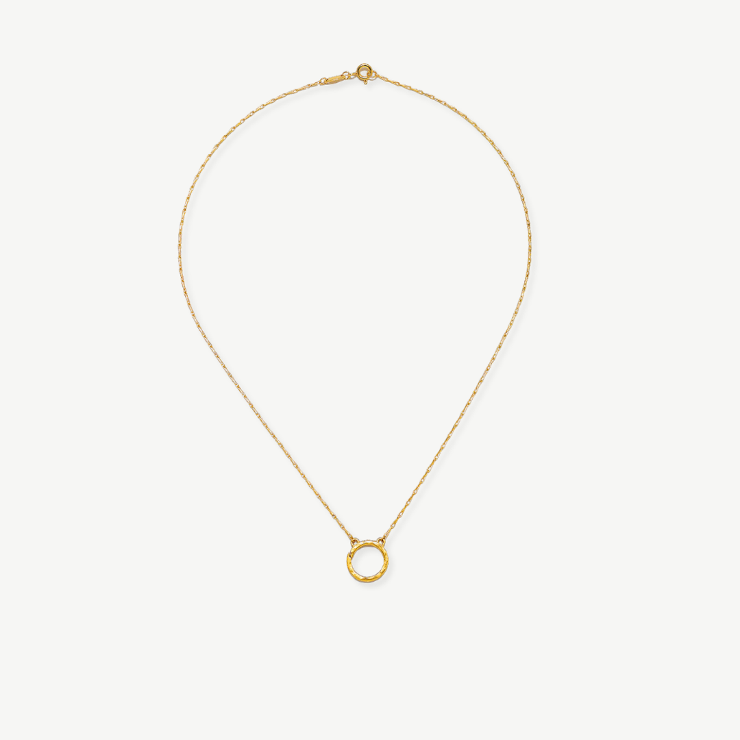 COLLAR SOL 45CM BAÑO ORO