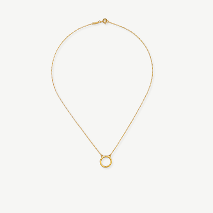 COLLAR SOL 45CM BAÑO ORO