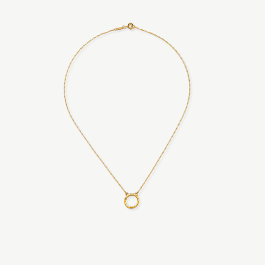COLLAR SOL 45CM BAÑO ORO