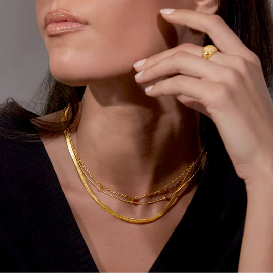 COLLAR CADENA ESPIGA ORO