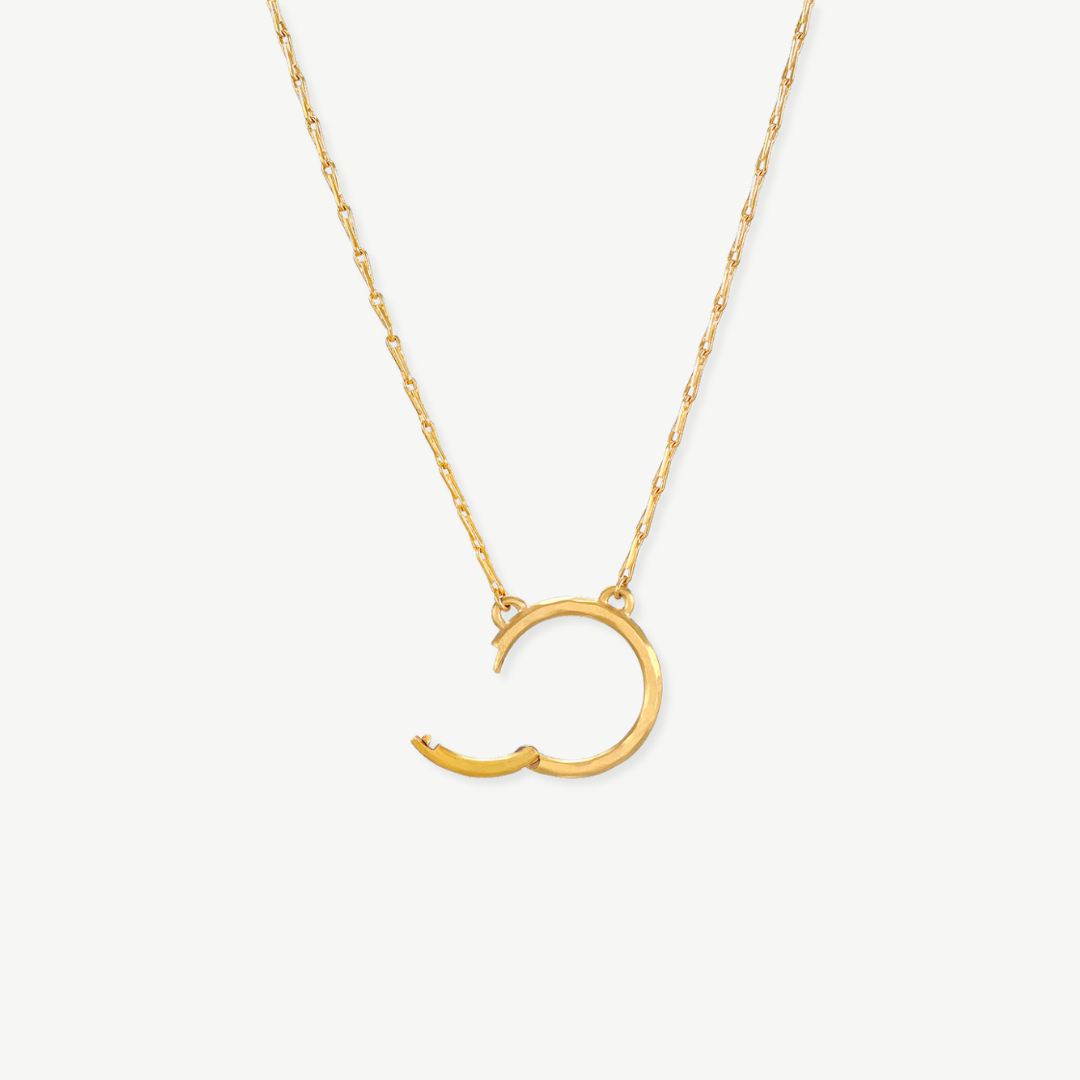 COLLAR SOL 45CM BAÑO ORO
