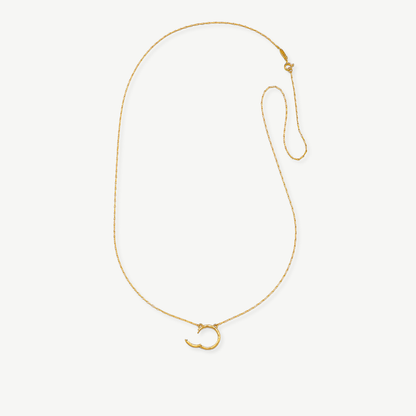 COLLAR SOL 71CM BAÑO ORO