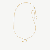 COLLAR SOL 71CM BAÑO ORO