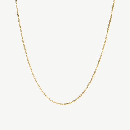 CADENA FINA ACERO BAÑO ORO