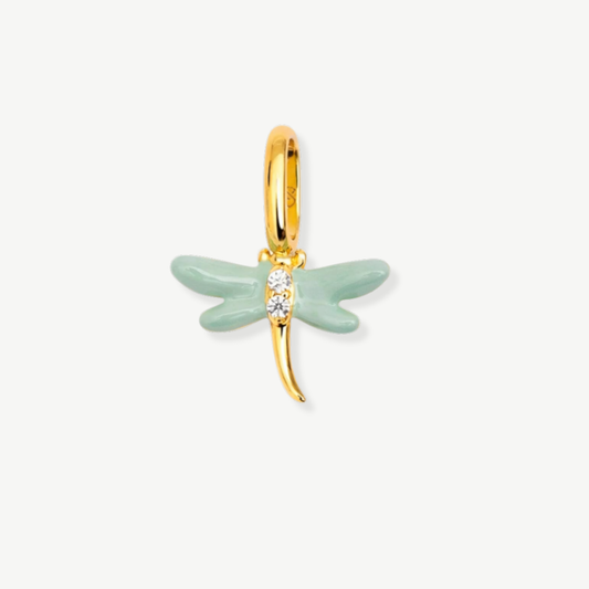 CHARM LIBÉLULA BAÑO ORO