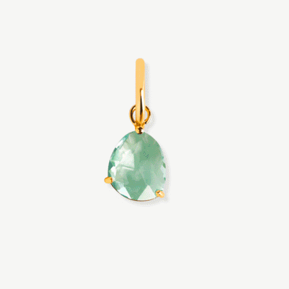 CHARM PIEDRA NATAL BAÑO ORO