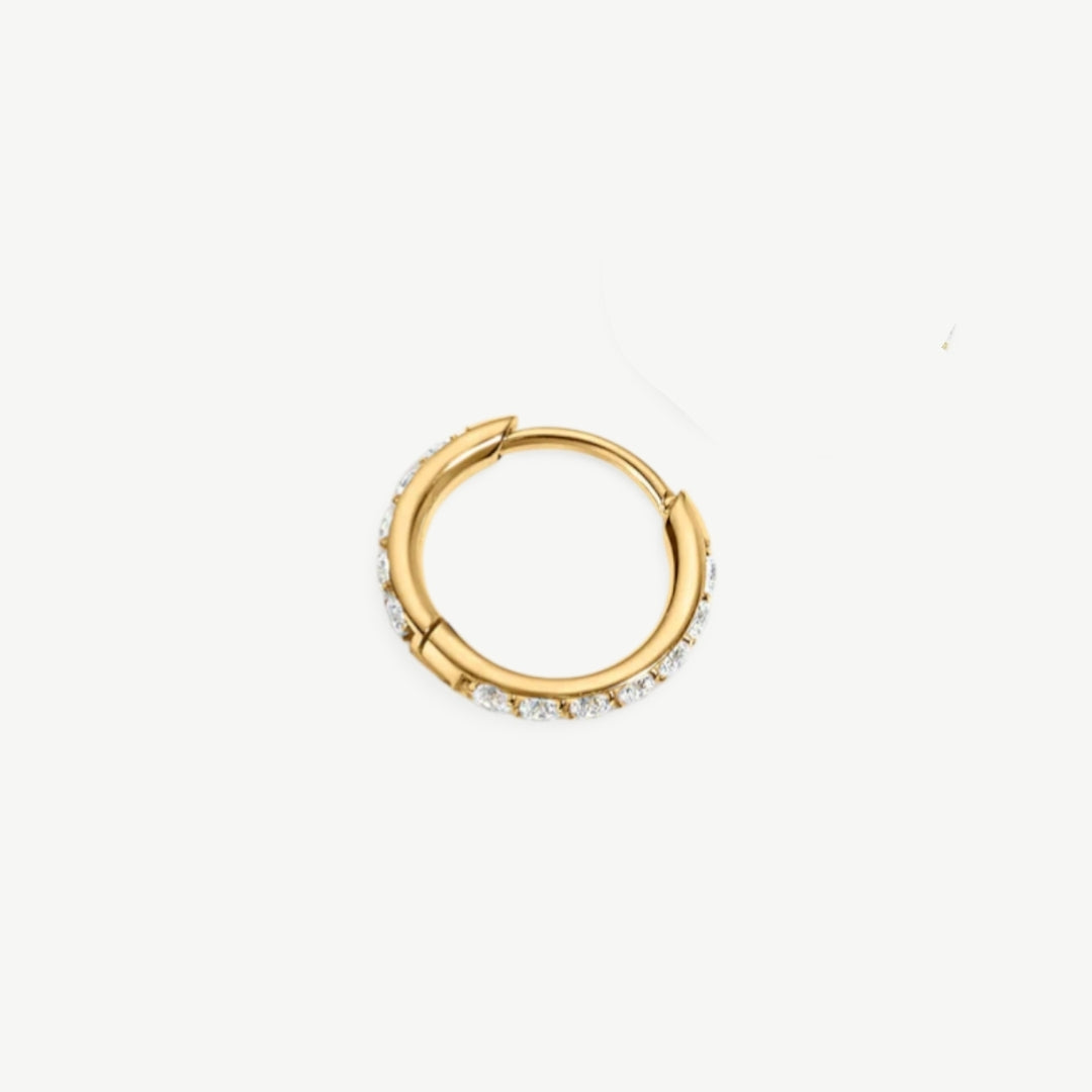 Pack pendientes gota aretes vista lateral - Tresora Paris