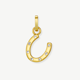 CHARM HERRADURA BAÑO ORO