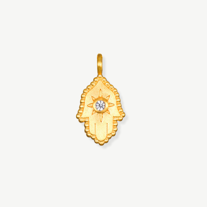 CHARM AMULETO MANO PROTECTORA HAMSA