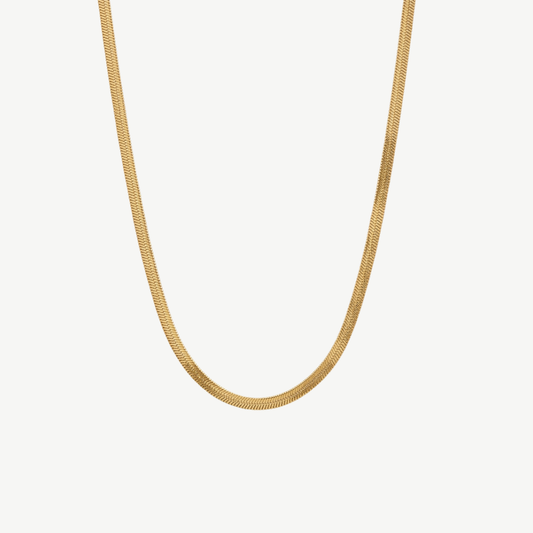 COLLAR CADENA ESPIGA ORO