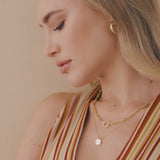 COLLAR CADENA CLIP BAÑO ORO
